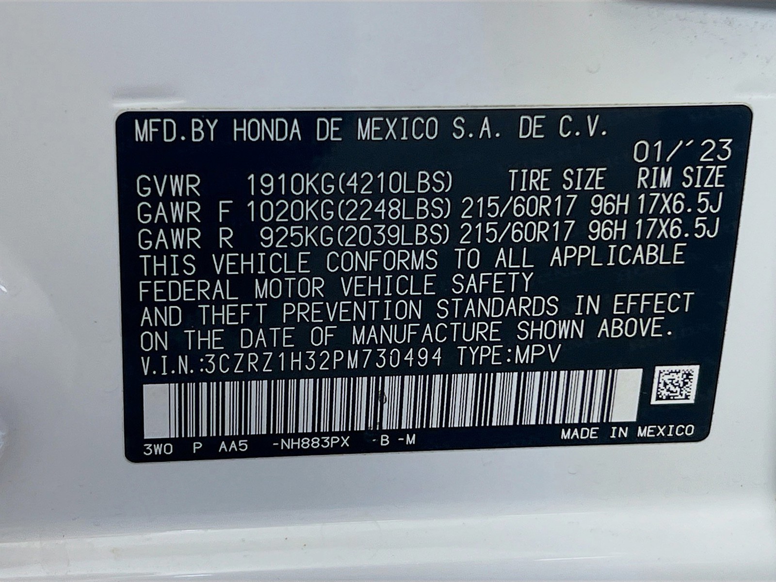 2023 Honda HR-V - Photo 29
