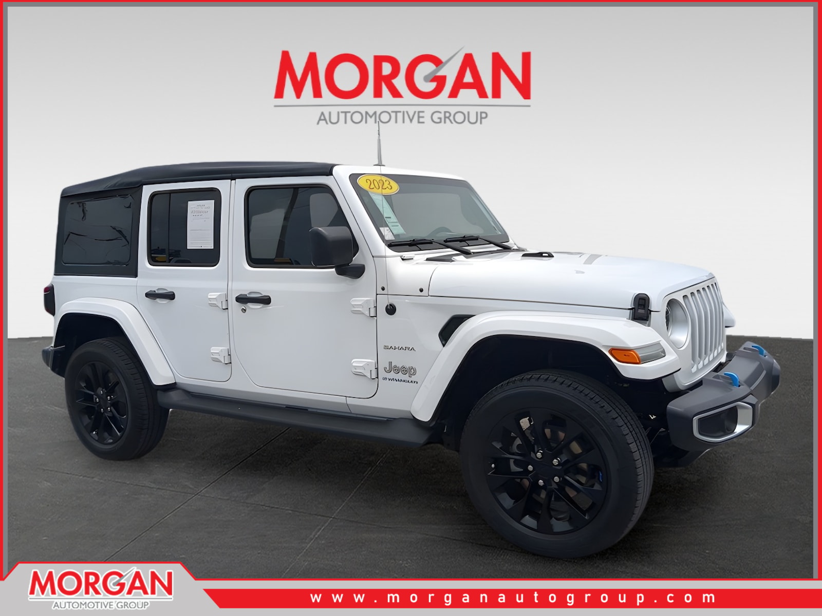 Certified Pre-Owned 2023 Jeep Wrangler Sahara 4xe 4D Sport Utility in  #W681355A | Morgan Auto Group